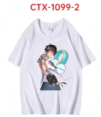 2 Styles Protocol: Rain Short Sleeve Cartoon Anime T Shirt