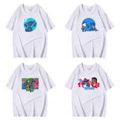 8 Styles Lilo & Stitch Short Sleeve Cartoon Anime T Shirt