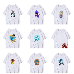 40 Styles Dragon Ball Z Short Sleeve Cartoon Anime T Shirt