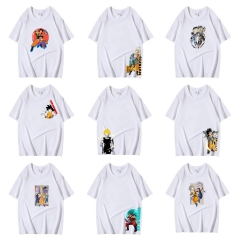 42 Styles Dragon Ball Z Short Sleeve Cartoon Anime T Shirt