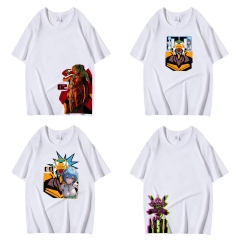 10 Styles EVA/Neon Genesis Evangelion Short Sleeve Cartoon Anime T Shirt