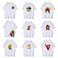 40 Styles Dragon Ball Z Short Sleeve Cartoon Anime T Shirt