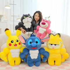 5 Styles Lilo & Stitch Garfield Lotso Pokemon Anime Plush Toy Doll