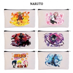 7 Styles Naruto Anime Canvas Pencil Bag