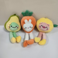 3PCS/SET 8-15CM Animal Anime Plush Toy Pendant