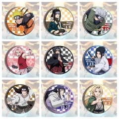 16 Styles Naruto Cartoon Anime Alloy Pin Brooch