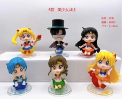 6款一套 美少女战士 袋装手办 高9-11cm 一箱50套 ，20套起批