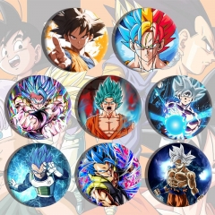 8PCS/SET Dragon Ball Z Cartoon Anime Alloy Pin Brooch