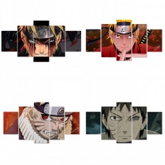 20 Styles Naruto Wall Picture Five Couplets Anime Art Print Poster (No Frame)