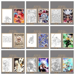 【USB款】灯光画批发抖音海贼王路飞女帝索隆艾斯创意礼物男同学情侣摆件