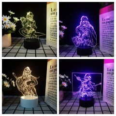 崩坏3爱莉希雅爱门Elysia手办动漫周边桌面摆件宿舍装饰小夜灯