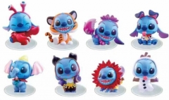 8PCS/SET 7.5CM Lilo & Stitch Anime PVC Figure Toy