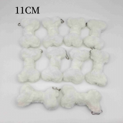 10PCS/SET 11CM Dog Bone Cartoon Anime Plush Toy Pendant