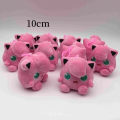 10PCS/SET 10CM Pokemon Anime Plush Toy Pendant