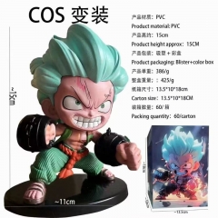 15cm One Piece Roronoa Zoro PVC Anime Figure Model Toy