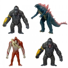 6 Styles King Kong vs. Godzilla Action Cartoon Anime PVC Figure