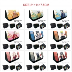 10 Styles Naruto Cartoon Pattern Pencil Case Anime Pencil Bag