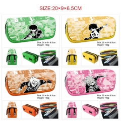 7 Styles Blue Lock Cartoon Pattern Pencil Case PU Anime Pencil Bag