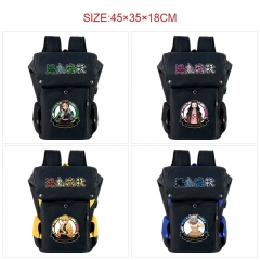 9 Styles Demon Slayer: Kimetsu no Yaiba Cartoon Pattern Anime Backpack Bag With USB Charging Cable