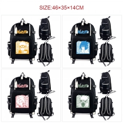 9 Styles Naruto Cartoon Anime Canvas Backpack Bag