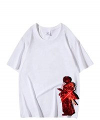 2 Styles Rurouni Kenshin Short Sleeve Cartoon Anime T Shirt