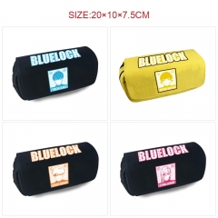 7 Styles Blue Lock Cartoon Pattern Pencil Case Anime Canvas Pencil Bag