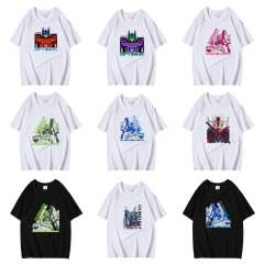 14 Styles Mobile Suit Gundam Short Sleeve Cartoon Anime T Shirt