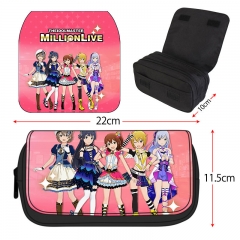 The iDOLM@STER Million Live Cartoon Pencil Box Anime Pencil Bag