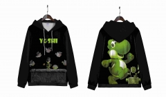 Super Mario Bro Yoshi Cartoon Long Sleeve Anime Hooded Hoodie