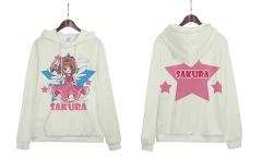 2 Styles Card Captor Sakura Cartoon Long Sleeve Anime Hooded Hoodie