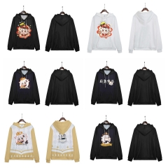 20 Styles Genshin Impact Cartoon Long Sleeve Anime Hooded Hoodie
