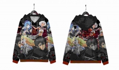 2 Styles Berserk of Gluttony Cartoon Long Sleeve Anime Hooded Hoodie