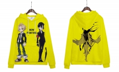 Shaman King Cartoon Long Sleeve Anime Hooded Hoodie