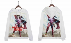 2 Styles Metallic Rouge Cartoon Long Sleeve Anime Hooded Hoodie