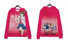 3 Styles The iDOLM@STER Million Live  Cartoon Long Sleeve Anime Hooded Hoodie