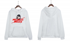 2 Styles Metallic Rouge Cartoon Long Sleeve Anime Hooded Hoodie