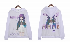2 Styles Hoshikuzu Telepath/Hoshikuzu Telepath Cartoon Long Sleeve Anime Hooded Hoodie