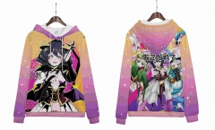 2 Styles Gushing over Magical Girls Cartoon Long Sleeve Anime Hooded Hoodie