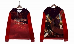 Meiji Gekken: 1874 Cartoon Long Sleeve Anime Hooded Hoodie
