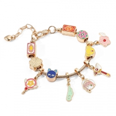 Card Captor Sakura Cartoon Alloy Anime Bracelet