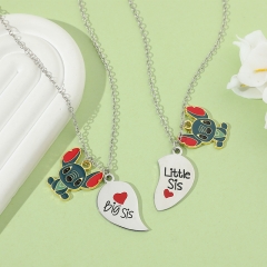 Lilo & Stitch Cartoon Anime Alloy Necklace