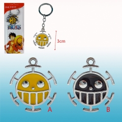 2 Styles One Piece Cartoon Anime keychain