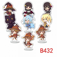 Kono Subarashii Sekai ni Shukufuku wo! Cartoon Acrylic Anime Standing Plate