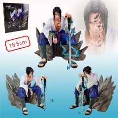 火影忍者 坐姿咒印佐助 手办高18cm 重1700g 彩盒24*23*26.5cm 18个/箱