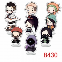 2 Styles VALORANT Cartoon Acrylic Anime Standing Plate