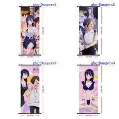 40X102CM 5 Styles The Dangers in My Heart Wall Scrolls Anime Wallscrolls