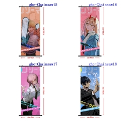 40X102CM 7 Styles Chainsaw Man Wall Scrolls Anime Wallscrolls