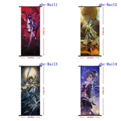 40X102CM 10 Styles Honkai: Star Rail Wall Scrolls Anime Wallscrolls