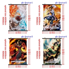 60x90CM 6 Styles Avatar: The Last Airbender Wall Scrolls Anime Wallscrolls