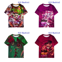5 Styles Hazbin Hotel Printing Digital 3D Cosplay Anime T Shirt
